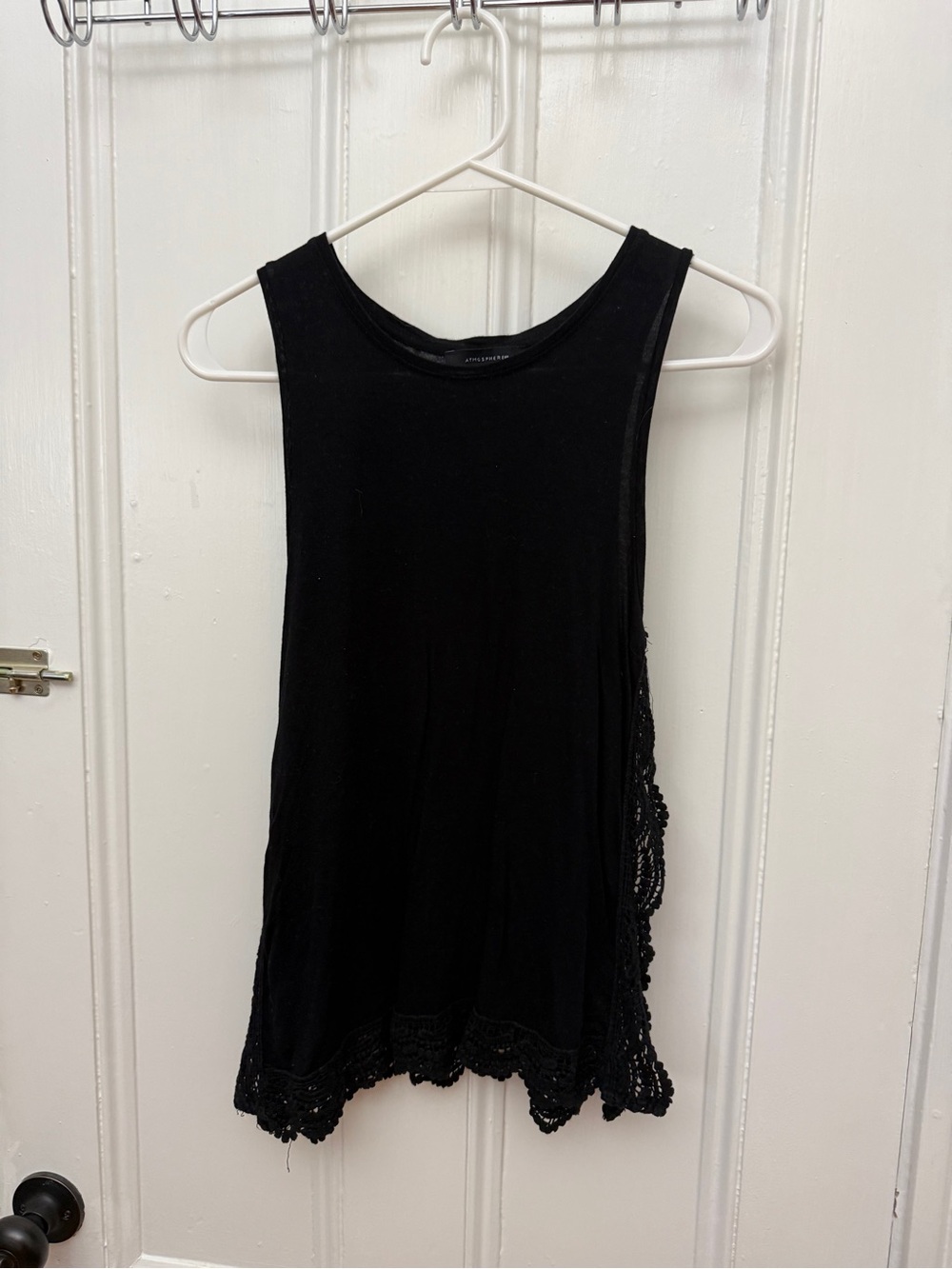 Atmosphere High-Neck Black Tank Top